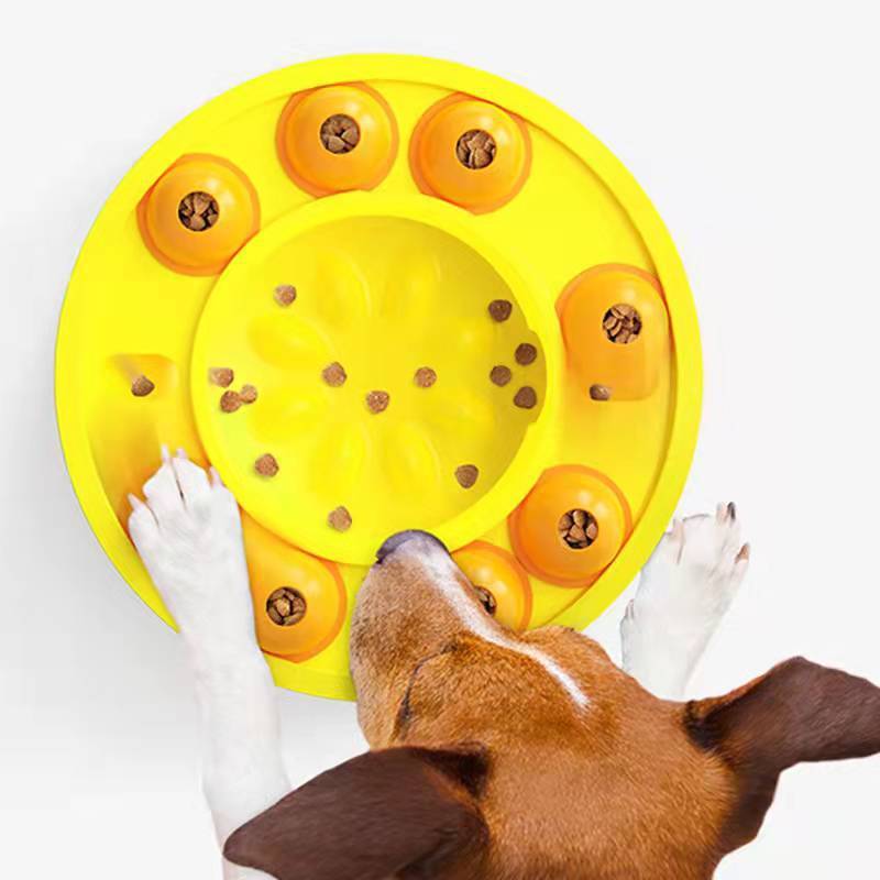 Interactive Dog Puzzle Toy & Slow Feeder – IQ-Boosting Food Dispenser Bowl for Puppies & Dogs