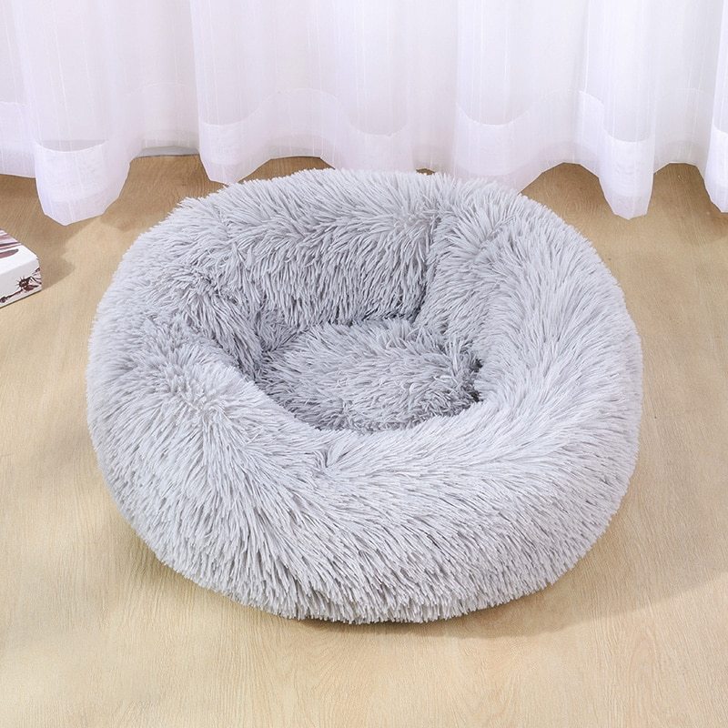 Super Soft Washable Plush Dog Bed – Cozy Velvet Kennel, Deep Sleep Sofa Mat for Pets