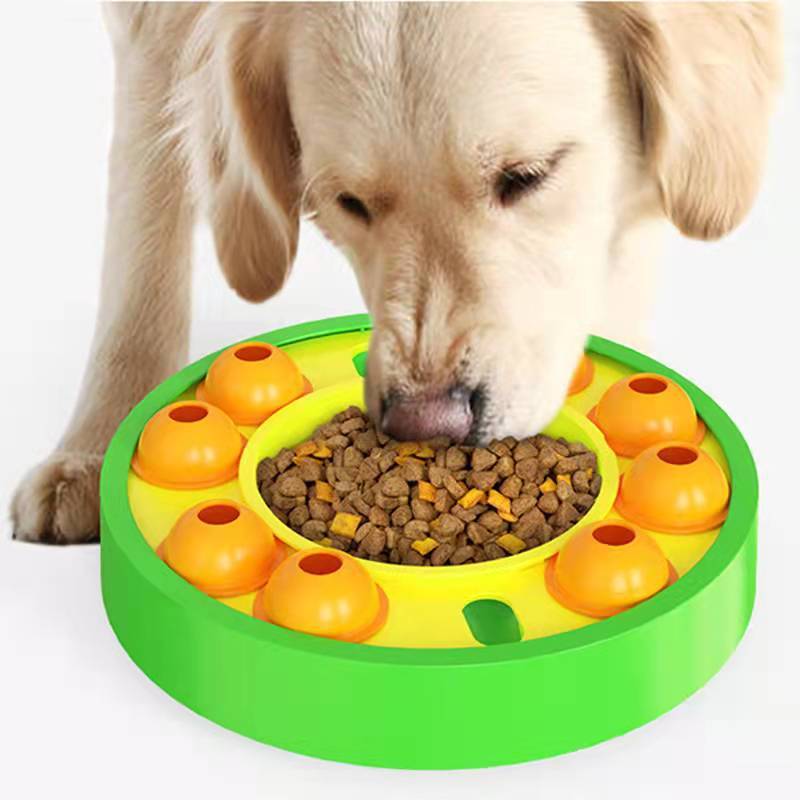 Interactive Dog Puzzle Toy & Slow Feeder – IQ-Boosting Food Dispenser Bowl for Puppies & Dogs