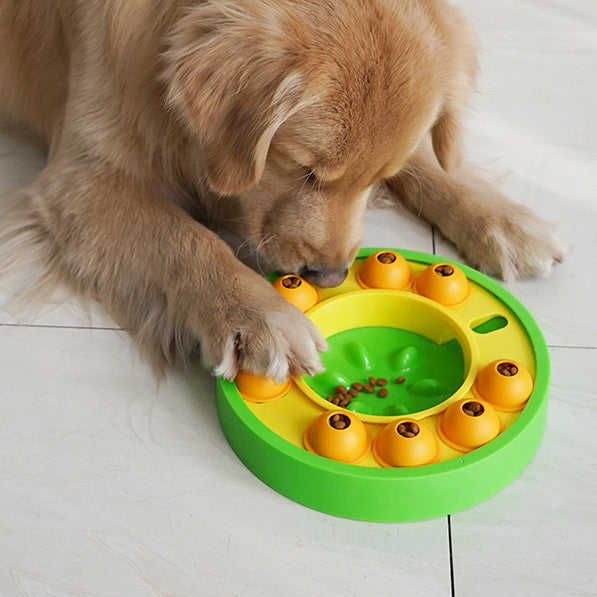 Interactive Dog Puzzle Toy & Slow Feeder – IQ-Boosting Food Dispenser Bowl for Puppies & Dogs