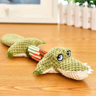 Crocodile chew dog toy