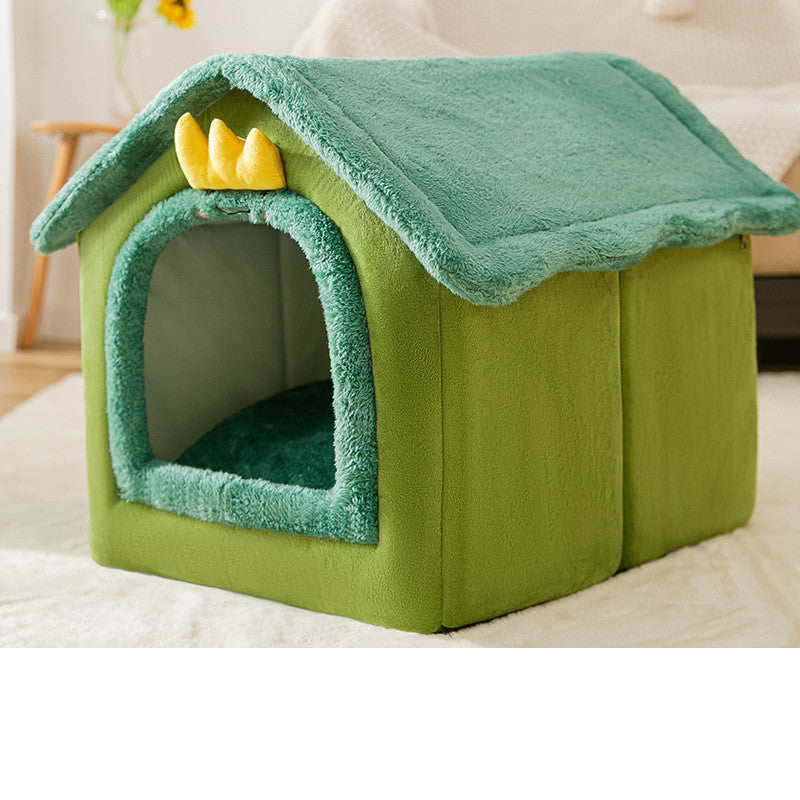 Foldable Dog House Bed