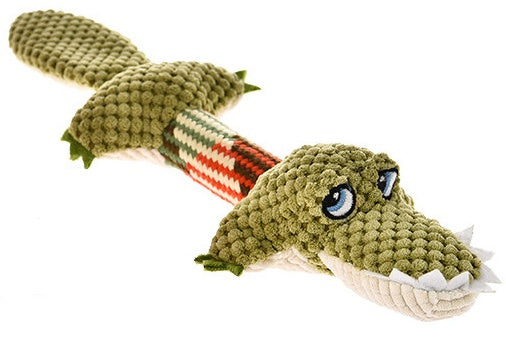 Crocodile chew dog toy