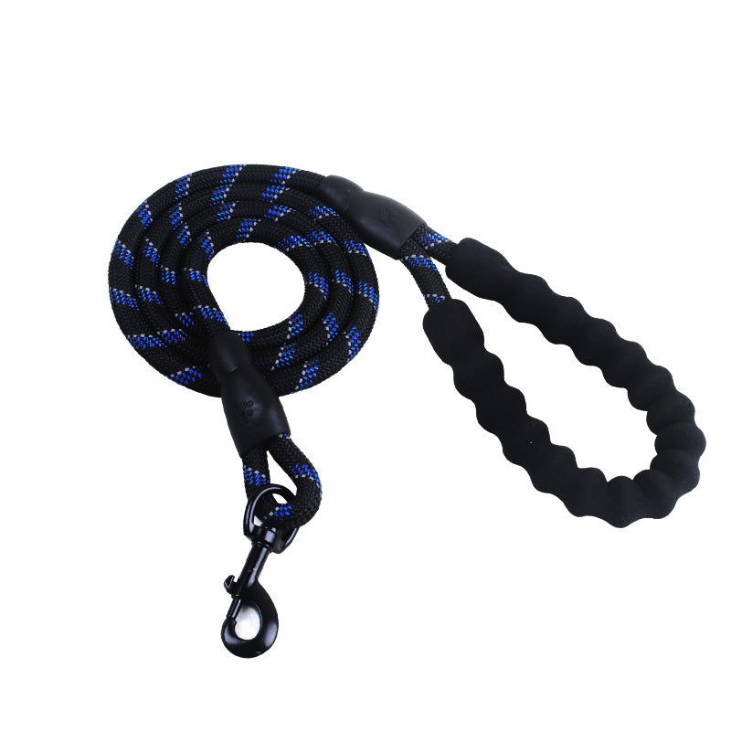 Reflective Nylon Dog Leash – Durable Rope for Small, Medium & Large Dogs, Perfect for Walking & Training