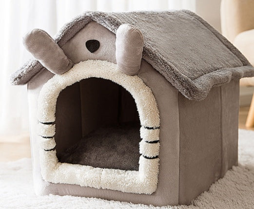 Foldable Dog House Bed