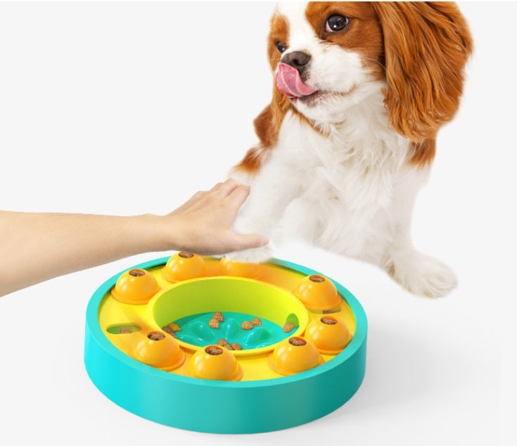 Interactive Dog Puzzle Toy & Slow Feeder – IQ-Boosting Food Dispenser Bowl for Puppies & Dogs