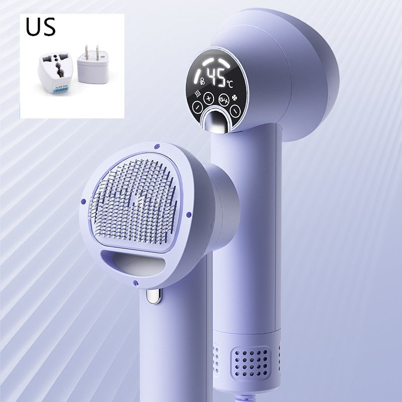 Smart Pet Hair Dryer & Grooming Comb – Silent, Safe Blow Dryer for Cats & Dogs