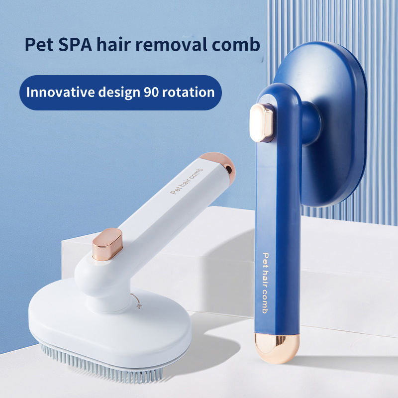 Self-Cleaning Pet Grooming Brush – Hair Removal Comb for Cats & Dogs, Perfect for Floating Hair