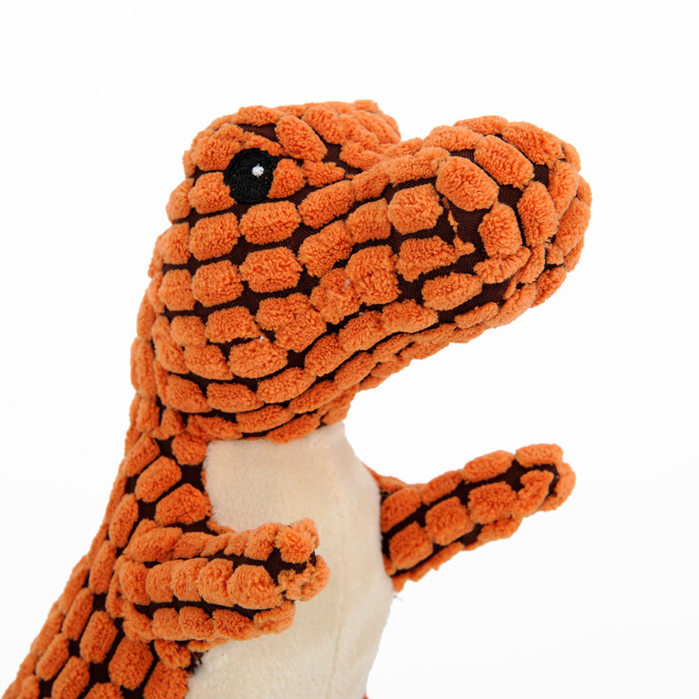 Dinosaur Dog Toy with Squeaker