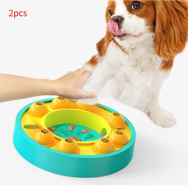 Interactive Dog Puzzle Toy & Slow Feeder – IQ-Boosting Food Dispenser Bowl for Puppies & Dogs