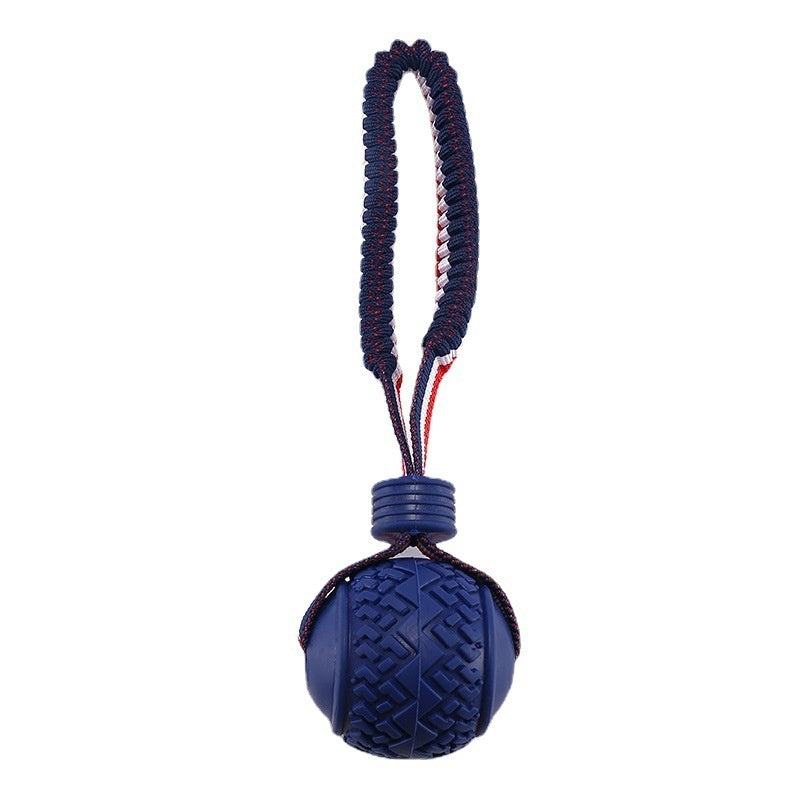 Interactive Dog Toy Ball with Rope