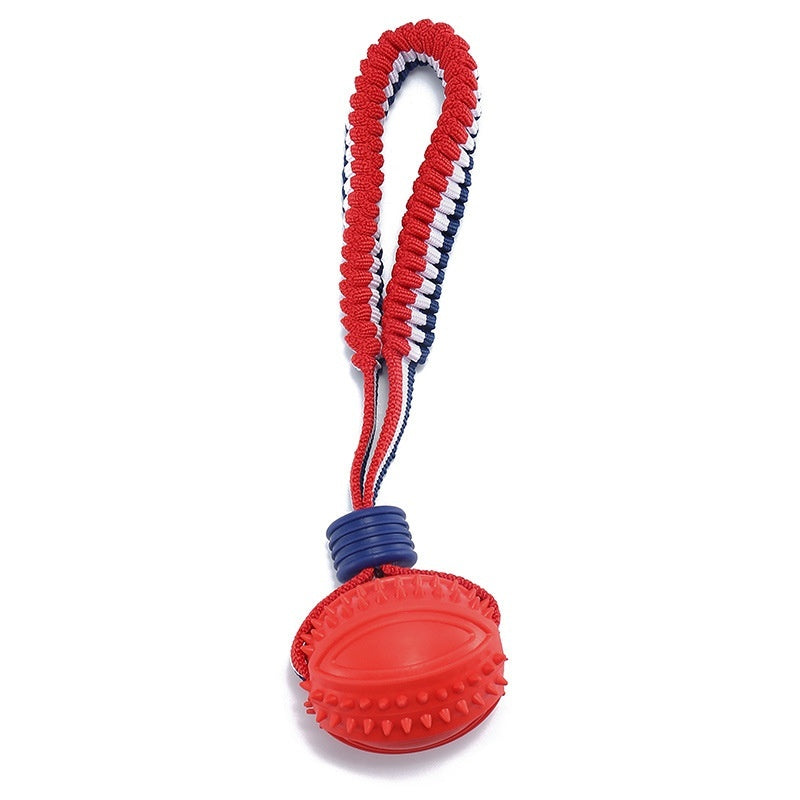 Interactive Dog Toy Ball with Rope